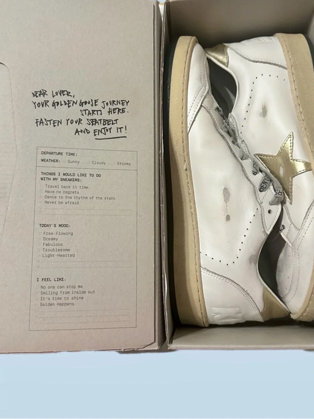 Women’s Golden Goose Ball Star with gold star and heel tab - Size 40 (US 9.5-10) - Picture 9 of 12